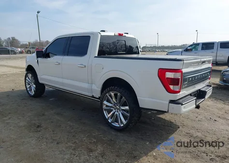 2021 Ford F-150 Platinum z USA, uszkodzony, nr VIN 1FTFW1E51MFA65834